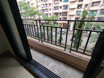 Balcony in 1 BHK Apartment at Raunak City Phase 3, Kalyan West – for Rent