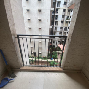 Balcony in 2.5 BHK Apartment at Lodha Palava City Lakeshore Greens, Hedutane – for Sale