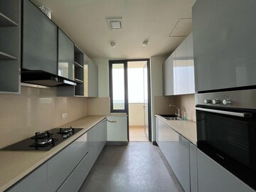 Kitchen in 3 BHK Apartment at Chattarpur – for Rent