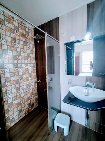 Bathroom in 2 BHK Apartment at Navalakha Ritz, Kharadi – for Rent