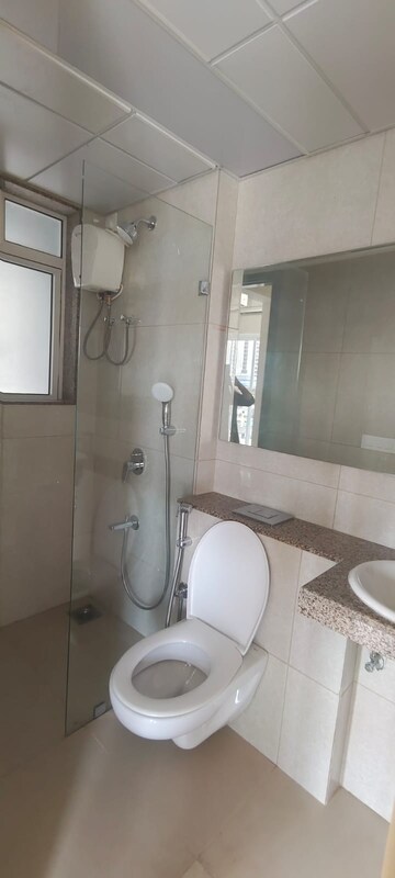 Bathroom in 1 BHK Apartment at LnT Veridian, Powai – for Rent