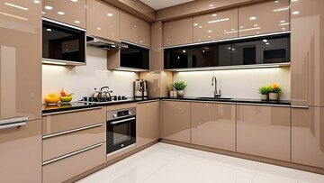 Kitchen in 5 BHK Villa at M3M IFC, Sector 66 – for Rent