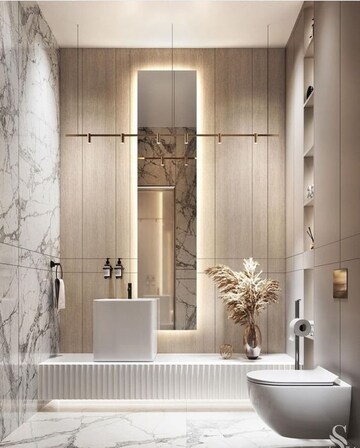 Bathroom in 5 BHK Villa at M3M IFC, Sector 66 – for Rent