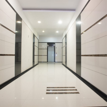 Building Lobby in 2 BHK Apartment at Satyam Majestic, Ulwe Sector 18 – for Rent