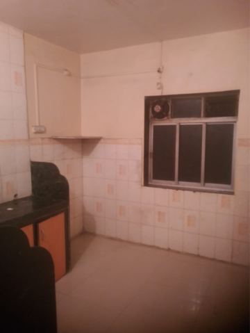 Kitchen in 1 RK Apartment at Riddhi Siddhi Park, Kalwa – for Rent