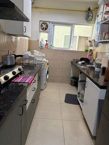 Kitchen in 2 BHK Apartment at Prestige High Fields, Gachibowli – for Rent