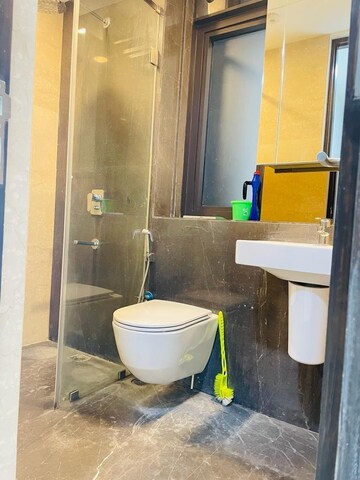 Bathroom in 3 BHK Apartment at Lodha The Park, Worli – for Rent