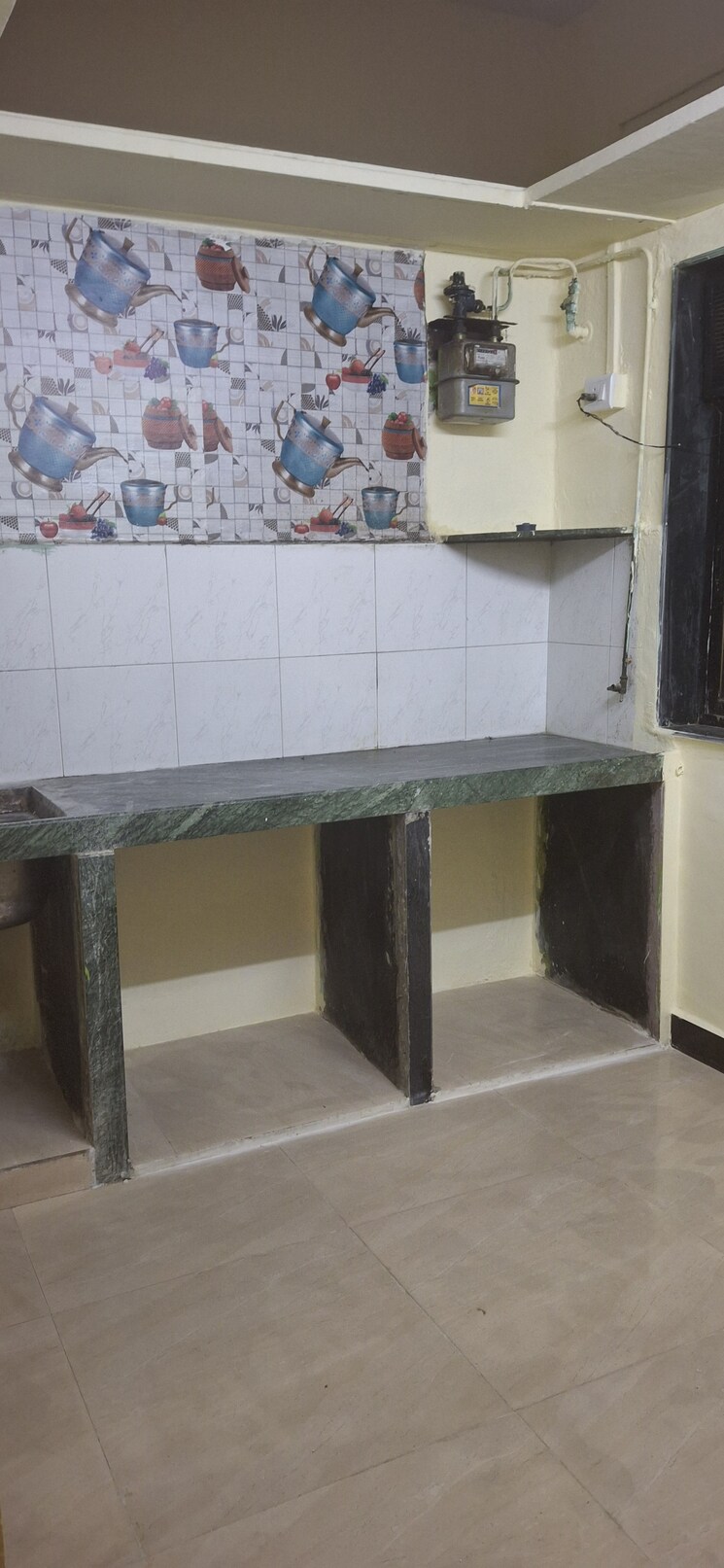 Kitchen, mahape 1 RK 390 Sq.Ft. Apartment In Mahape Navi Mumbai 8809067