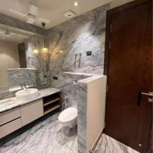 Bathroom in 4 BHK Builder Floor at Unitech South City 1, South City 1 – for Sale