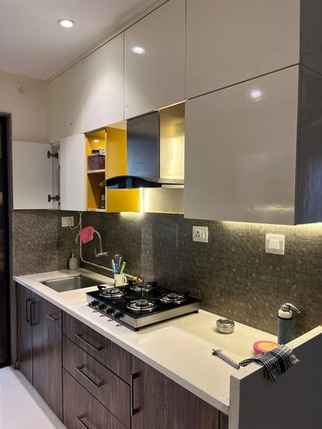 Kitchen in 3 BHK Apartment at Runal Spacio, Ravet – for Rent