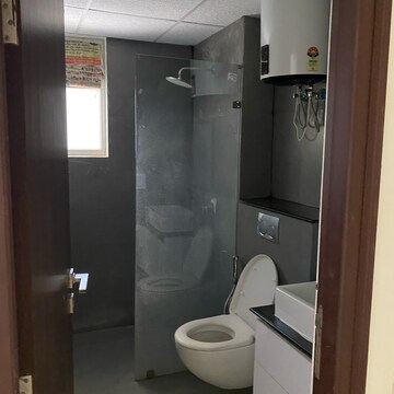 Bathroom in 3 BHK Apartment at Maxxus Elanza, Nagla Road – for Rent