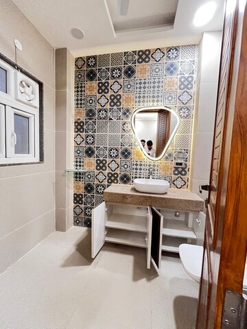 Bathroom in 4 BHK Builder Floor at Saket – for Rent
