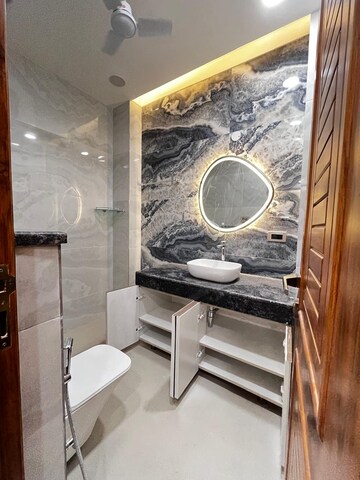 Bathroom in 4 BHK Builder Floor at Saket – for Rent