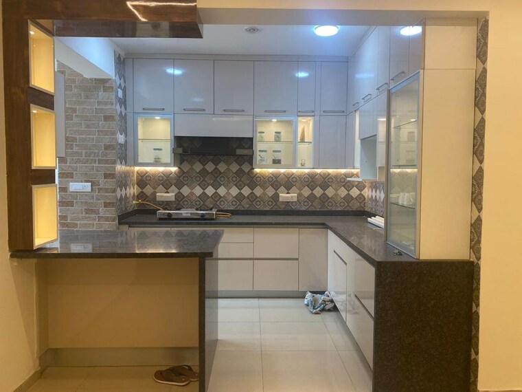 Kitchen, berger-tower 2.5 Bedroom 1500 Sq.Ft. Apartment In Sector 16b Noida 8809173