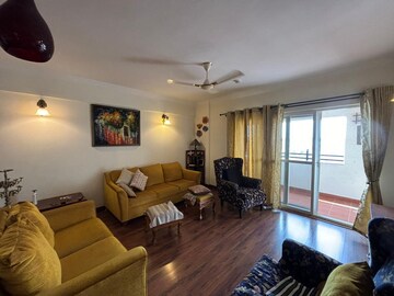 Living Room in 3 BHK Apartment at Salarpuria Serenity, Hsr Layout – for Rent