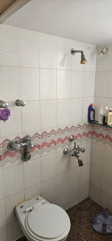Bathroom in 2 BHK Apartment at Bhairav Darshan, Parel – for Rent
