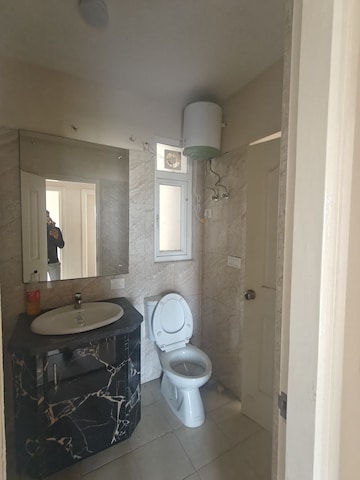 Bathroom in 3 BHK Builder Floor at Central Park Cerise Suites, Sohna Sector 33 – for Rent