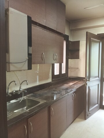 Kitchen in 3 BHK Builder Floor at East Of Kailash – for Rent