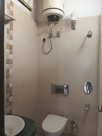 Bathroom in 3 BHK Builder Floor at East Of Kailash – for Rent