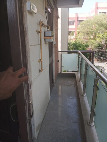 Balcony in 3 BHK Builder Floor at East Of Kailash – for Rent