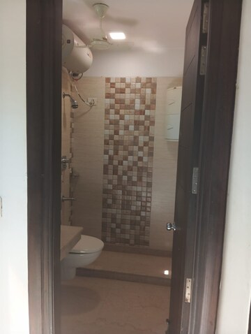 Bathroom in 3 BHK Builder Floor at East Of Kailash – for Rent