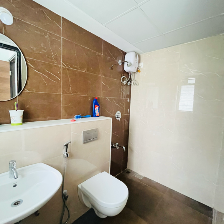Attached Bathroom, lodha-palava-olivia-c 3 Bedroom 847 Sq.Ft. Apartment In Taloja Bypass Road Thane 8809236