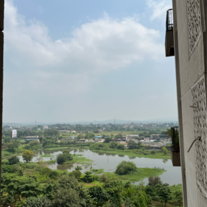 Balcony in 1.5 BHK Apartment at Lodha Lakeshore Greens, Hedutane – for Sale