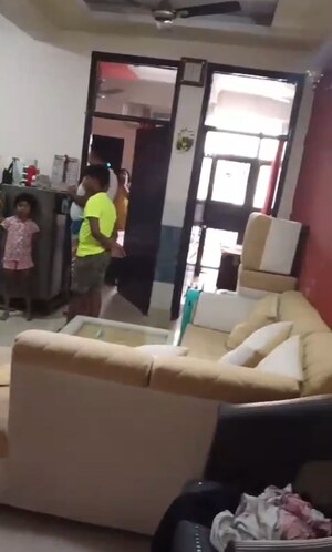 Living Room in 2 BHK Builder Floor at Pratap Vihar – for Sale