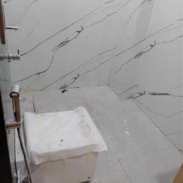 Bathroom in 3 BHK Builder Floor at Vasant Kunj – for Rent