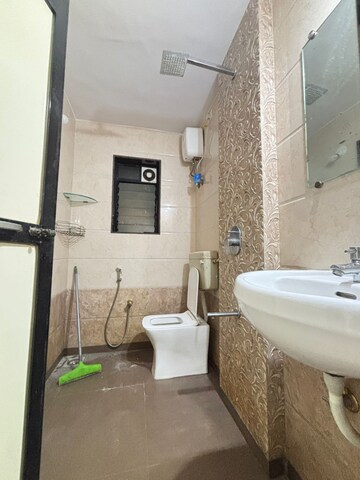 Bathroom in 2 BHK Apartment at Sagar Darshan Towers, Nerul – for Sale
