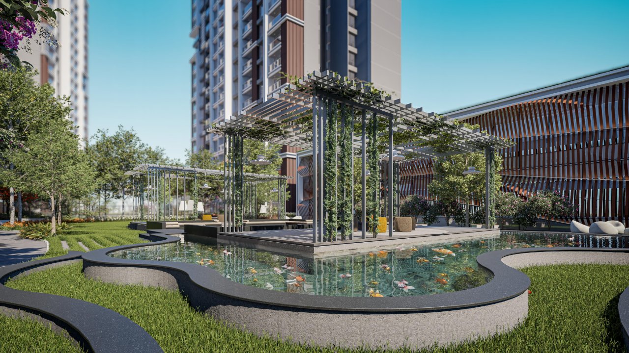 3 BHK + Pooja Room,Servant Room,Study Room,Extra Room 1123 Sq.Ft. Apartment in Yoo Pristine