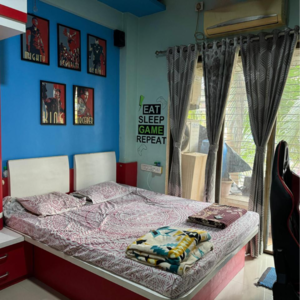 Bedroom in 2 BHK Apartment at Morya Garden Residency, Vichumbe – for Sale