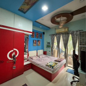 Bedroom in 2 BHK Apartment at Morya Garden Residency, Vichumbe – for Sale