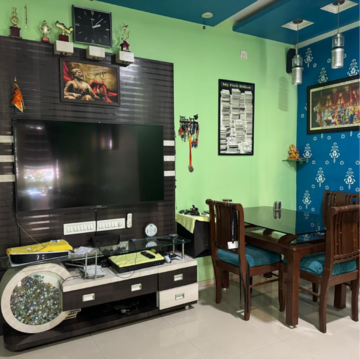 Living Room in 2 BHK Apartment at Morya Garden Residency, Vichumbe – for Sale