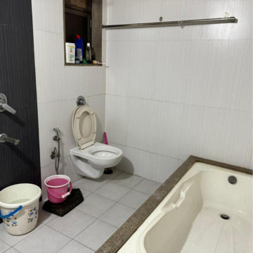 Bathroom in 2 BHK Apartment at Morya Garden Residency, Vichumbe – for Sale
