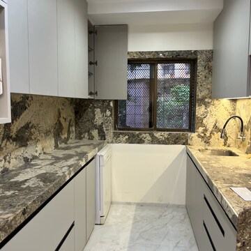 Kitchen in 3 BHK Apartment at Riddhi Garden, Riddhi Gardens – for Rent