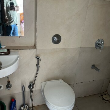 Bathroom in 1 BHK Apartment at Conwood Astoria, Umershetpada – for Rent
