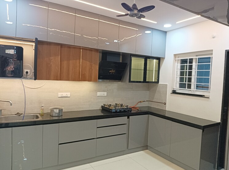 Kitchen, my-home-tarkshya 3 Bedroom 1957 Sq.Ft. Apartment In Kokapet Hyderabad 8809495