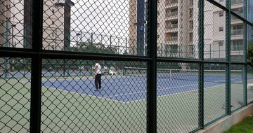 Balcony in 3 BHK Apartment at Lanco Hills Apartments, Manikonda – for Rent