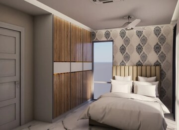 Bedroom in 4 BHK Apartment at Rajapushpa Green Dale, Tellapur – for Rent