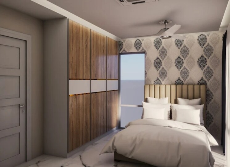 Bedroom, rajapushpa-green-dale 4 Bedroom 4660 Sq.Ft. Apartment In Tellapur Hyderabad 8809518