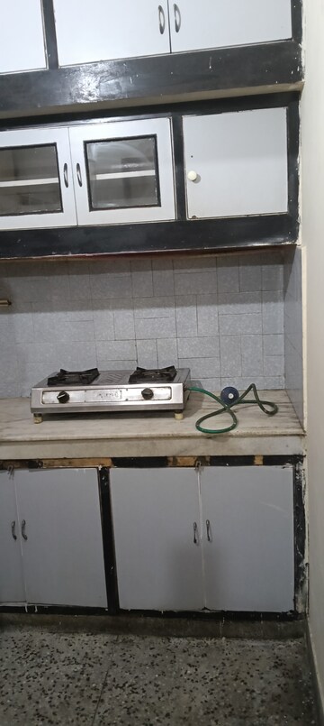 Kitchen in 1 RK Builder Floor at Lajpat Nagar I – for Rent