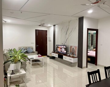 Living Room in 2.5 BHK Apartment at Prestige High Fields, Gachibowli – for Rent
