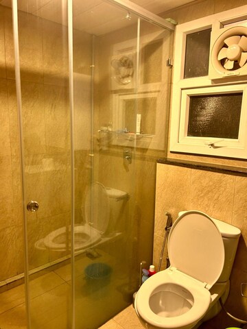 Bathroom in 2.5 BHK Apartment at Prestige High Fields, Gachibowli – for Rent
