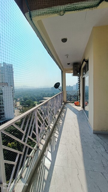 Balcony in 3 BHK Apartment at Amrapali Eden Park, Sector 50 – for Sale