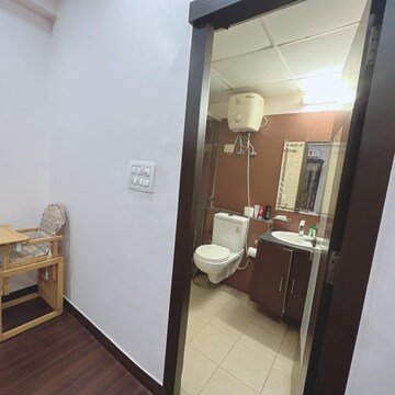 Bathroom in 3 BHK Apartment at Mahagun Moderne, Sector 78 – for Rent