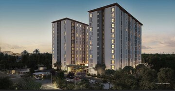 3 BHK Apartment – Exterior View View at Assetz Here And Now, Thanisandra - for Rent