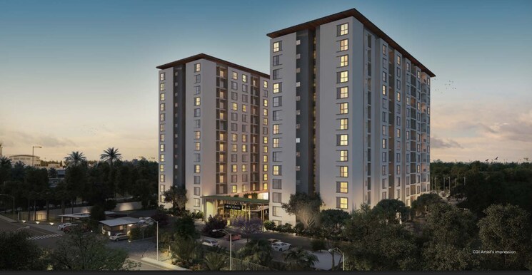 Exterior View, assetz-here-and-now 3 Bedroom 1385 Sq.Ft. Apartment In Thanisandra Bangalore 8809772