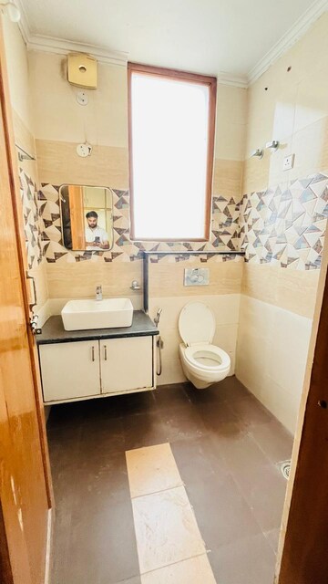 Bathroom in 3 BHK Builder Floor at Sector 46 – for Rent