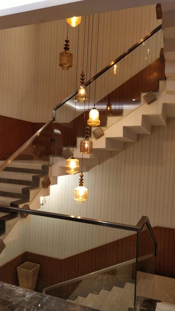 Staircase in 4 BHK Villa at Shanti Niketan – for Rent